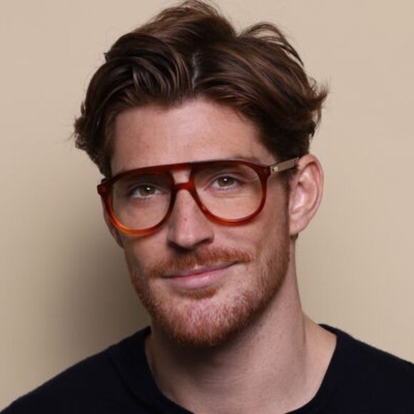 NEW GG1320O 002 GUCCI HAVANA PILOT UNISEX GUCCI EYEGLASSES - Picture 2 of 12